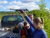 Tracking lynx with USFS biologists near Seeley Lake