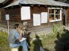 Class outside the cookhouse